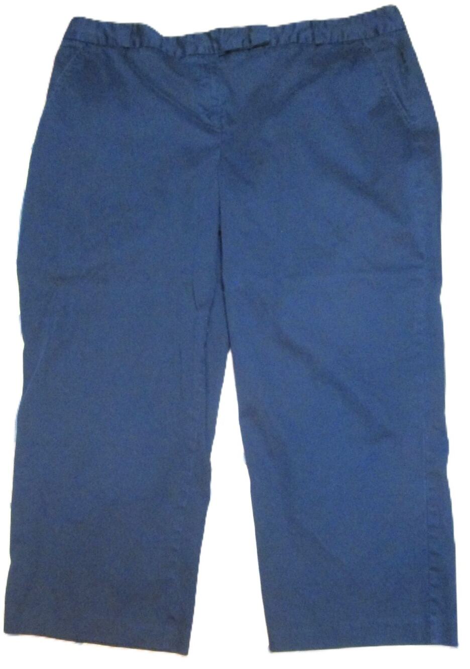 Van Heusen Studio Women's Cropped Pants Black Size 18 Smart Preppy Classic